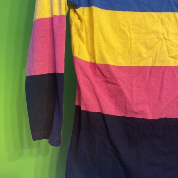 Ladies CHAPS stripes coloured tshirt great shape size Medium long sleeve shirt - Picture 5 of 7